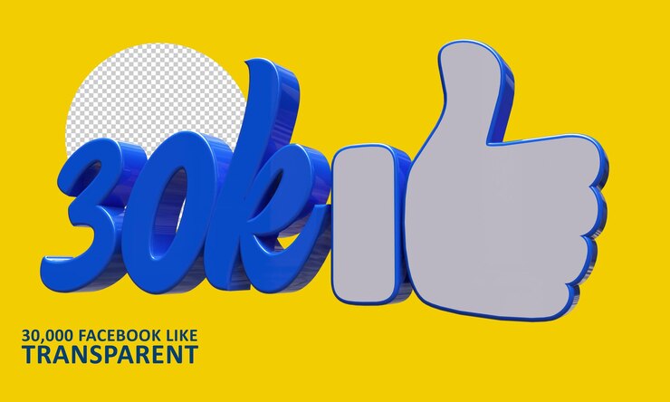 PSD facebook 30k como, facebook emoji 3d render, como 3d