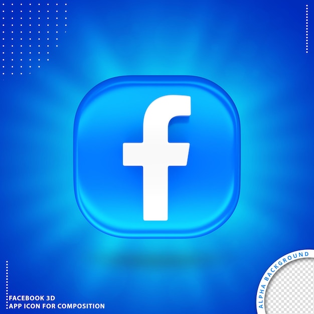 Facebook 3d-anwendung button