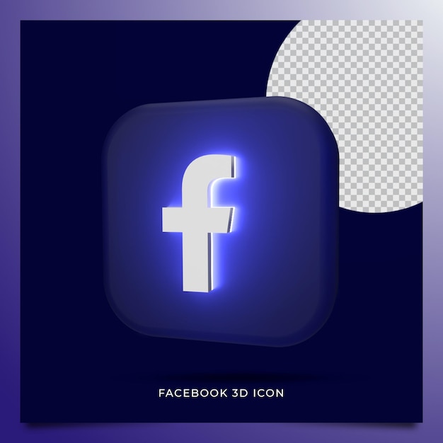 Facebook 3d render