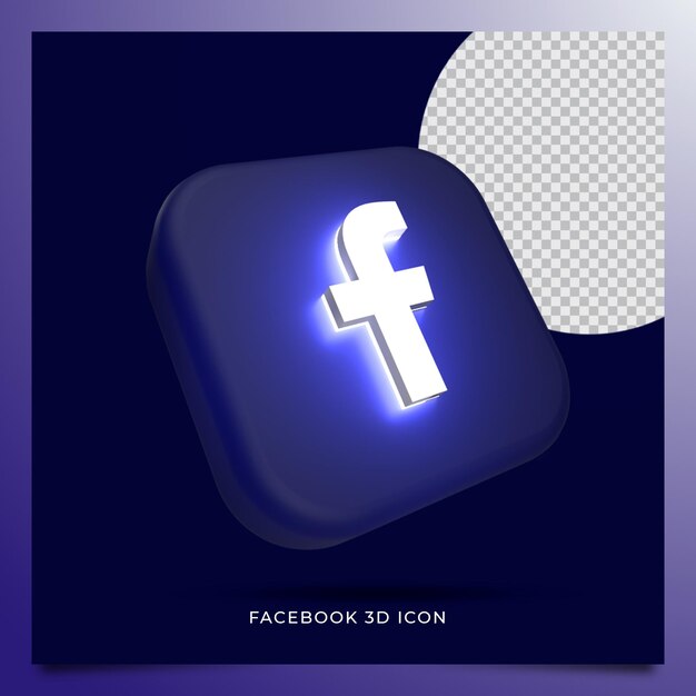 Facebook 3d render