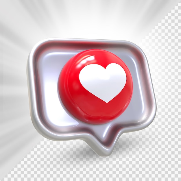 PSD facebook amor 3d