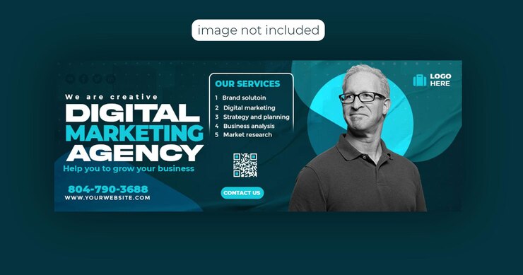 PSD facebook-cover-designvorlage für digitales marketing