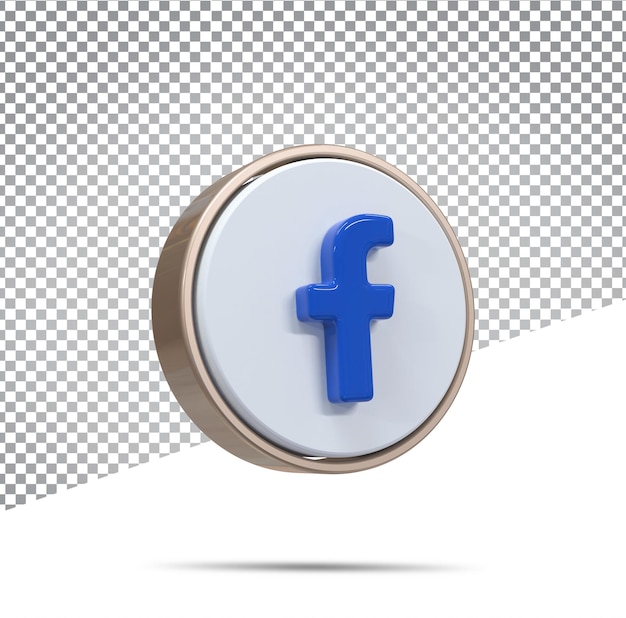 Facebook Icône 3d