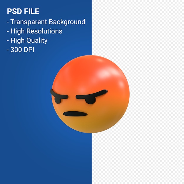 Facebook Réactions Emoji 3d Comme Isolé