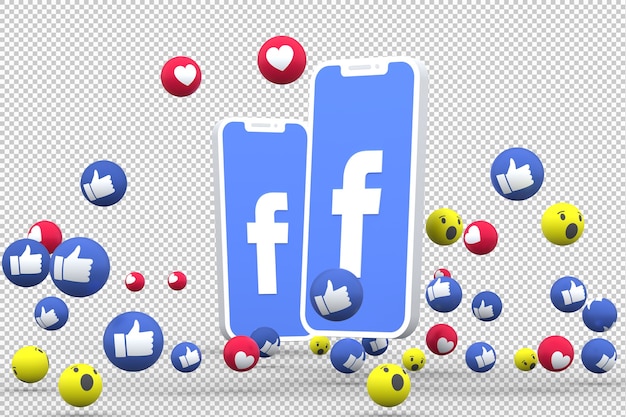 Facebook-Symbol auf dem Bildschirm Smartphone