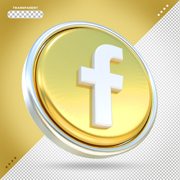 Facebook-Symbol Social Media Goldstile