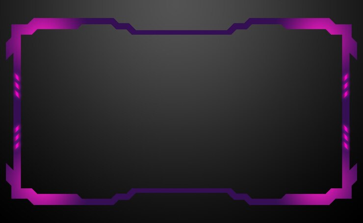 PSD facecam-overlay-illustration für den streamer