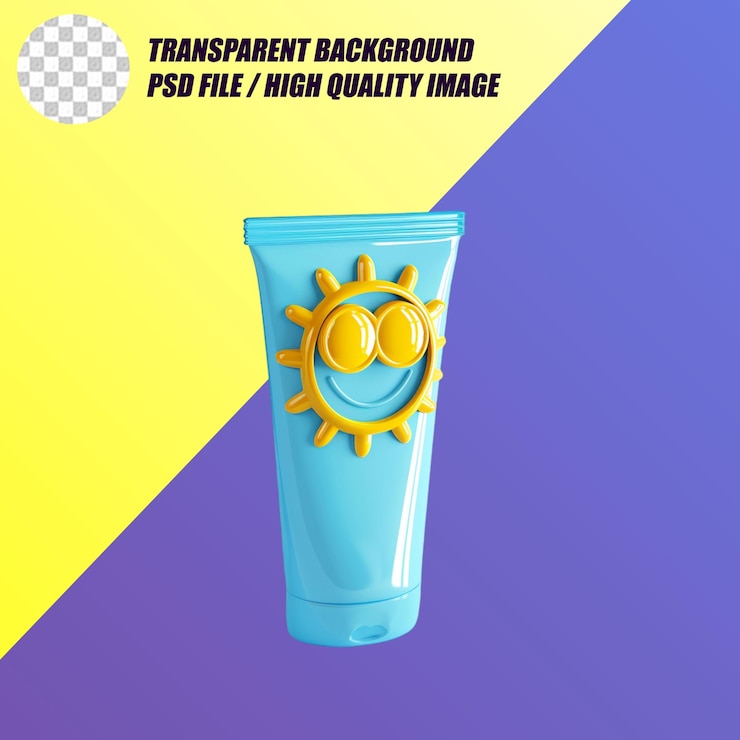 PSD facewash em arquivo psd de fundo transparente