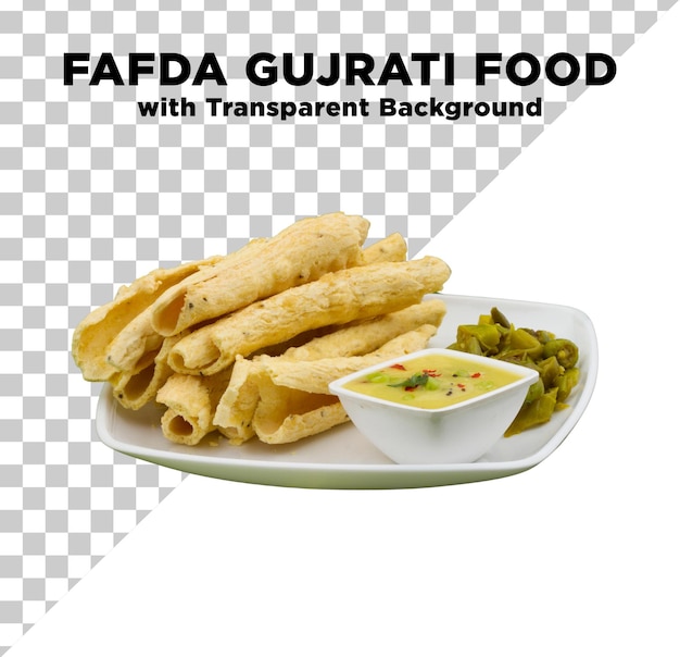 PSD fafda gujrati foto de comida psd com fundo transparente