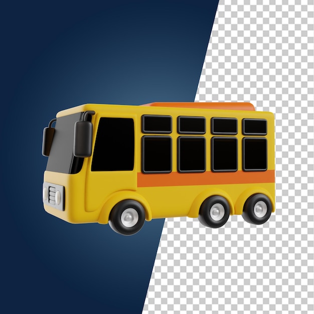Fahrzeug 3D-Ikonen rendern Clipart.