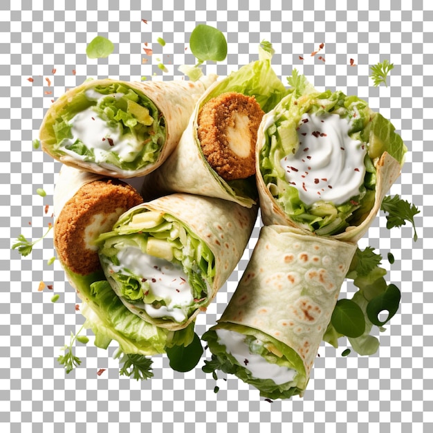 PSD falafel sur fond transparent