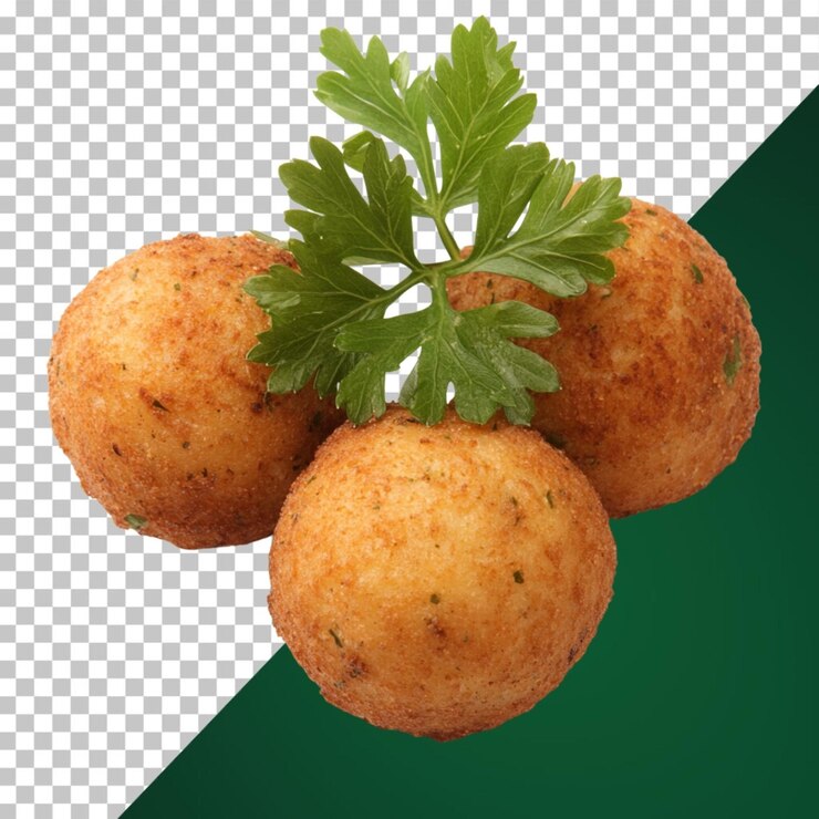 PSD falafel isolado em fundo transparente ai gerado