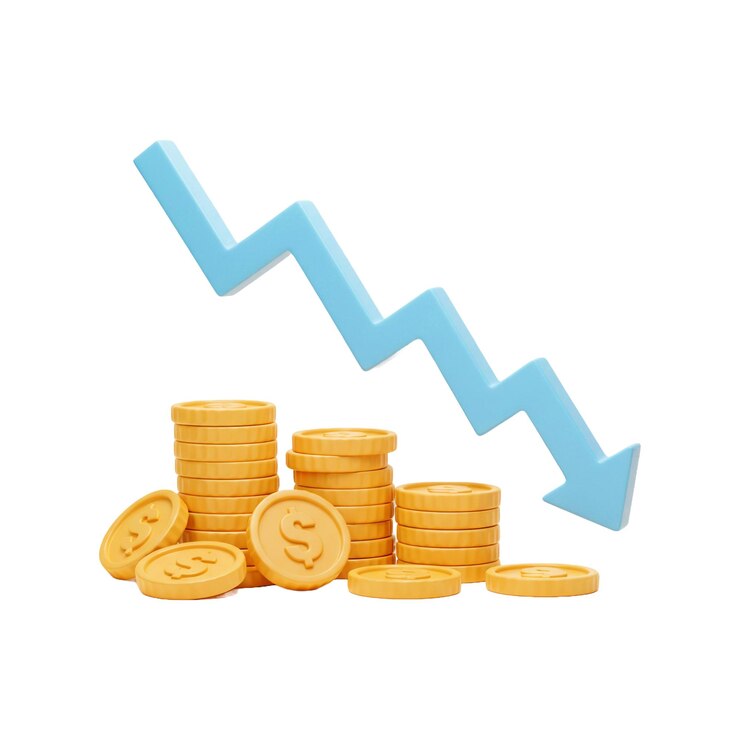 PSD fallendes geld