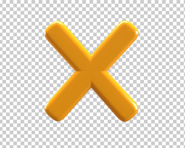 PSD falsches x falsches symbol 3d