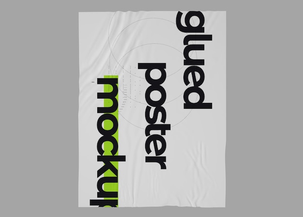 Faltiges Plakatmodell