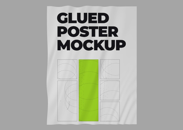 Faltiges Plakatmodell