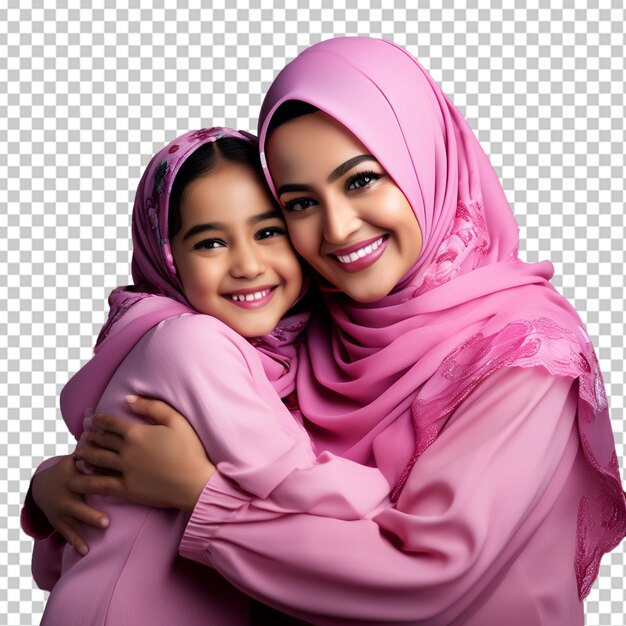 Familia feliz con madre, dos hijas y abuela.