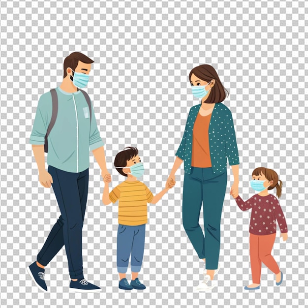 familia protegida del virus