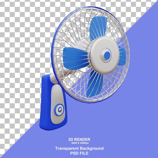 Fan-symbol 3d-rendering