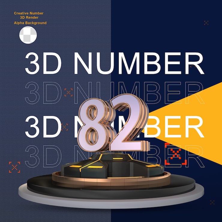 PSD fantascienza numero 3d oro 82