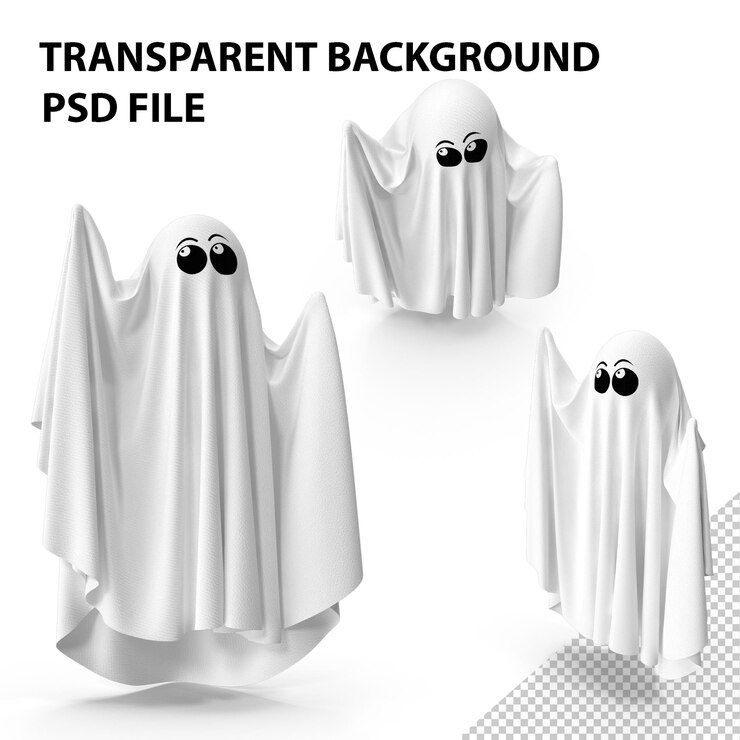 PSD fantasma divertente png