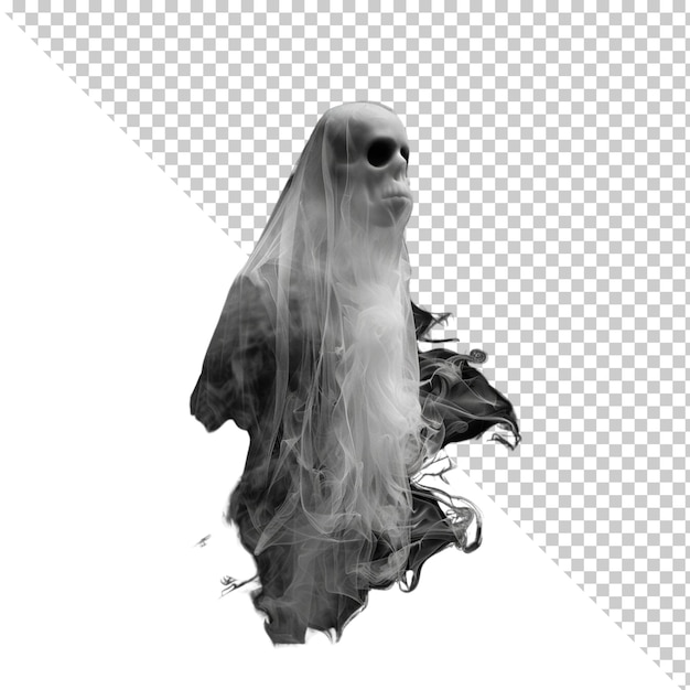 Fantasma isolado em fundo transparente
