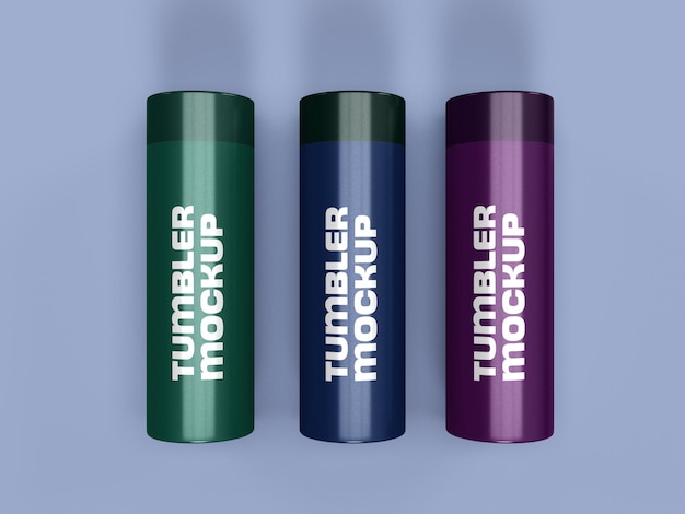 Fantastico design del mockup della bottiglia di Tumbler