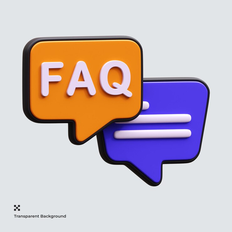 PSD faq 3d icon