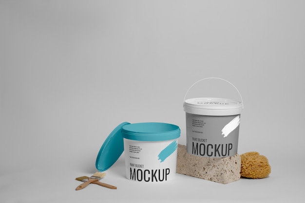 PSD farbeimer-mockup-design