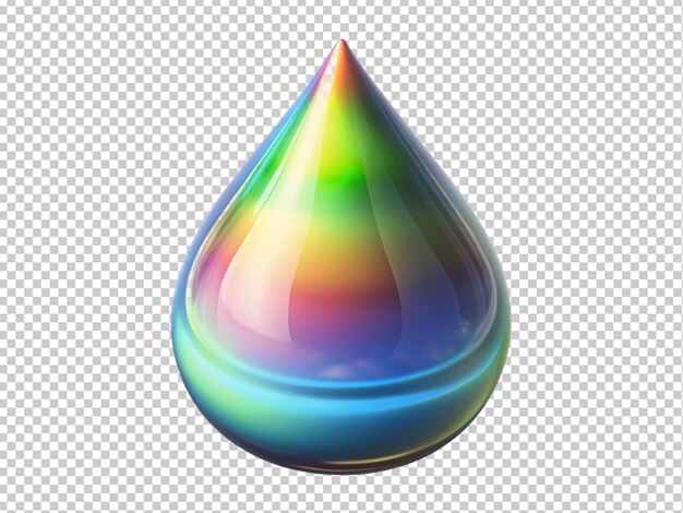 PSD farbenfrohe gradient-tropfen