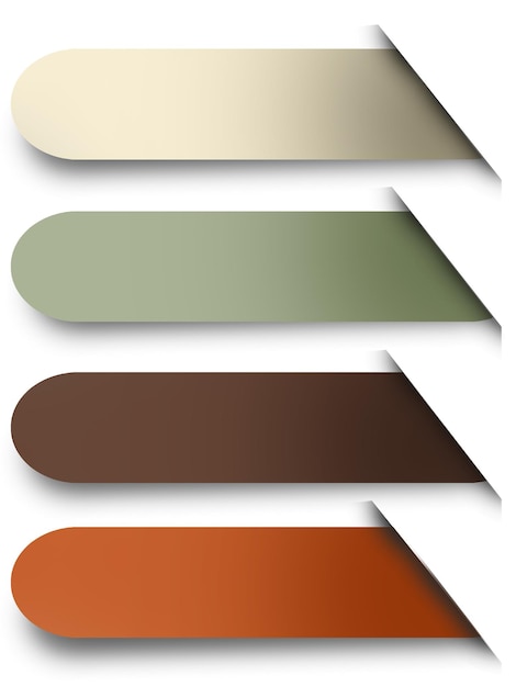 Farbige Infografik-Tab-Design
