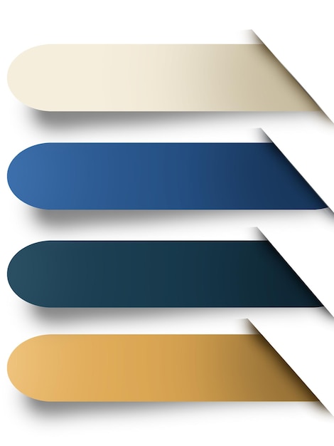 Farbige Infografik-Tab-Design