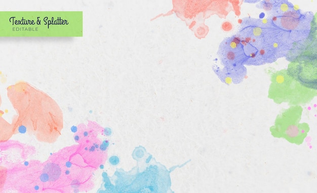 Farbiger Aquarell-Hintergrund mit Textur