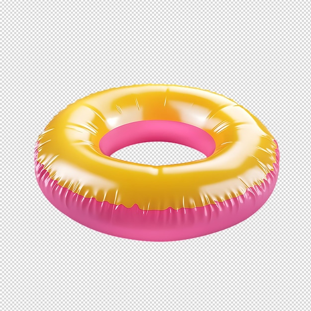 Farbiger aufblasbarer Schwimmring für Sommerfreude