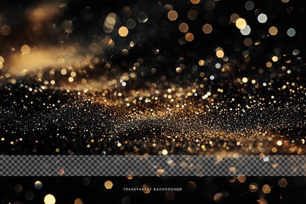 Farbiges Bokeh auf durchsichtigem Hintergrund