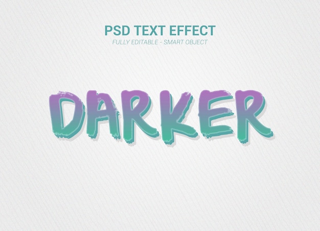 PSD farbverlaufstext-effekt