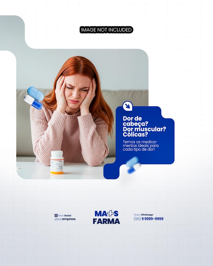 PSD farmacia medicamentos fórmulas de cápsulas medicamentos promoción en las redes sociales psd editable medicamentos