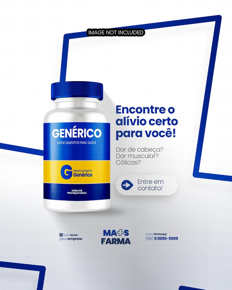 PSD farmacia medicamentos fórmulas de cápsulas medicamentos promoción en las redes sociales psd editable medicamentos