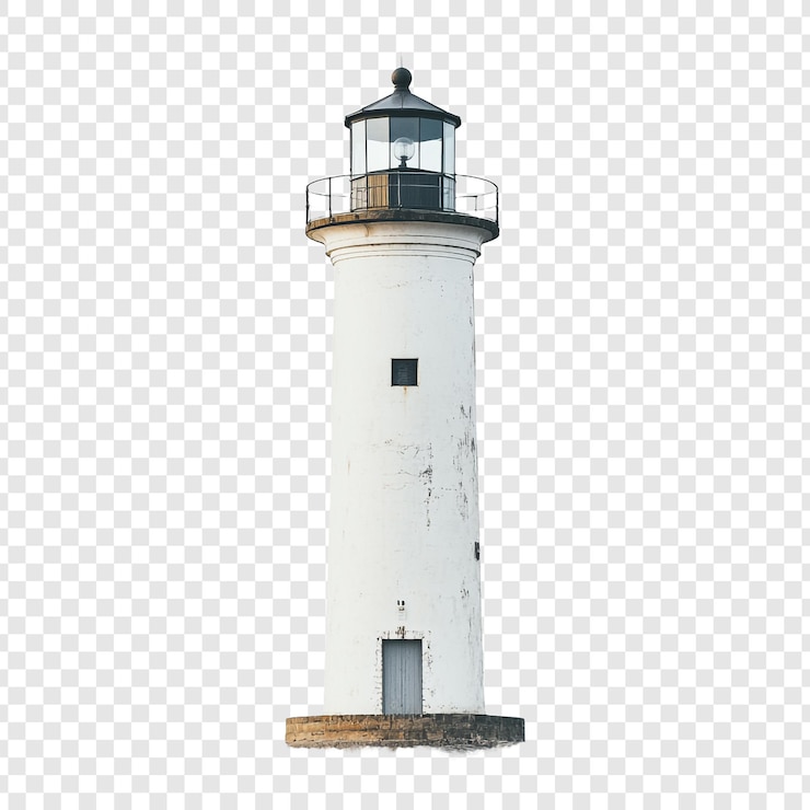 PSD faro png aislado sobre un fondo transparente