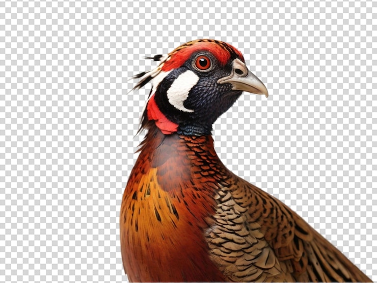 PSD fasan auf durchsichtigem hintergrund