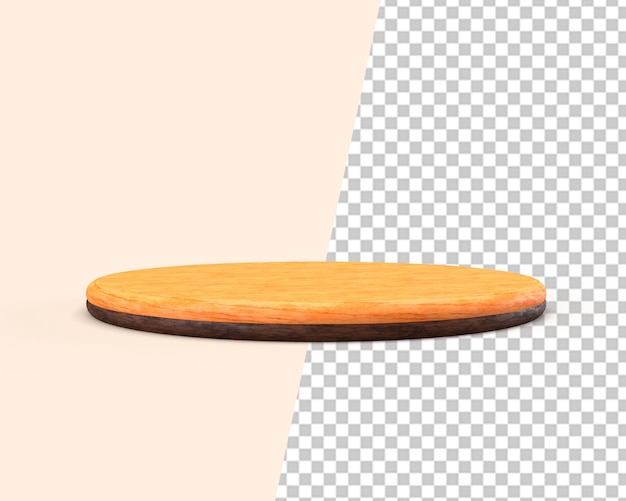 Fase prodotto poduim rendering 3d in legno