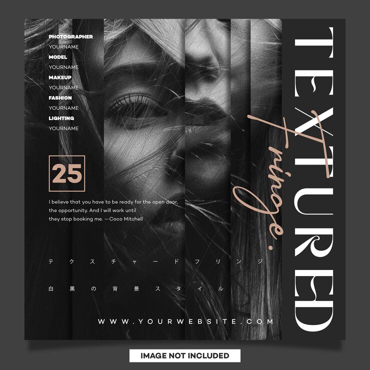 PSD fashion designer 3 modello per il feed dei social media post instagram e facebook