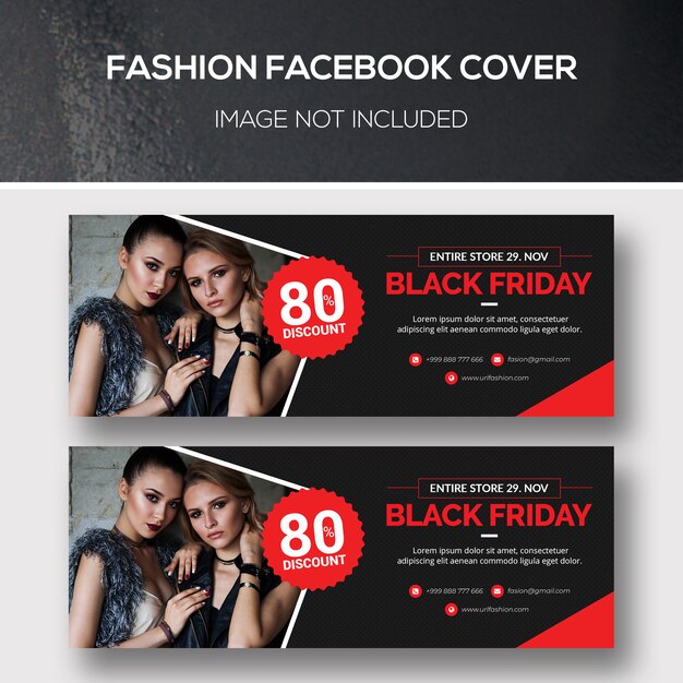 PSD fashion facebook-cover