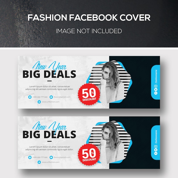 PSD fashion facebook covers