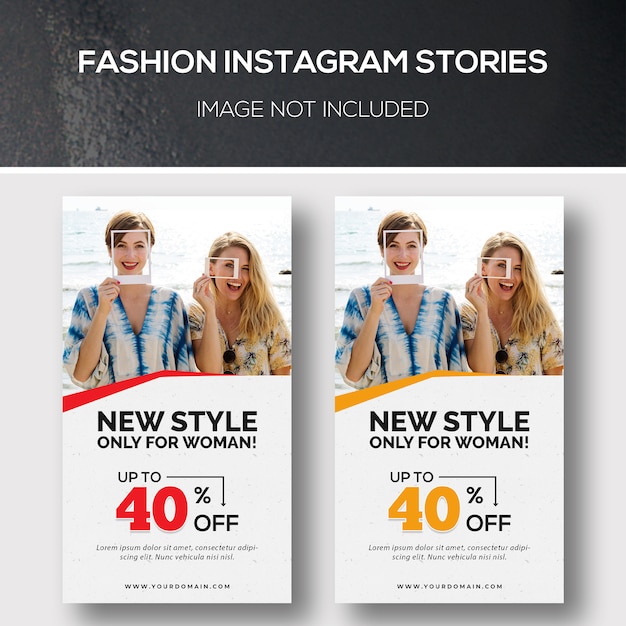 Fashion instagram stories