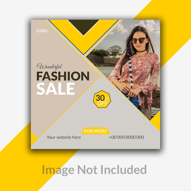 Fashion Social Media Post-Vorlage-Design