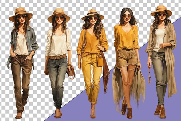 Fashionista Png Illustration