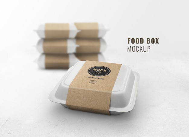 Fast-Food-Box-Modell realistisch