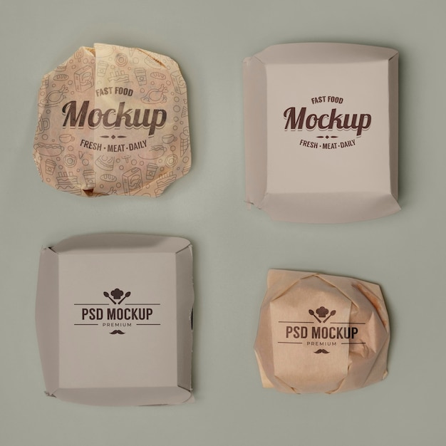 PSD fast-food-branding-modell