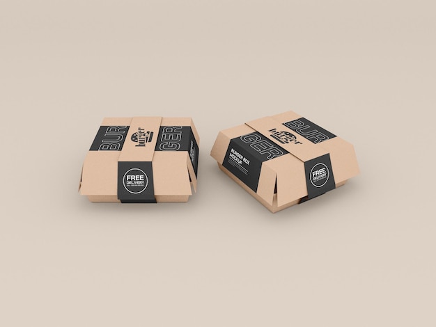 Fast-Food-Container-Modell
